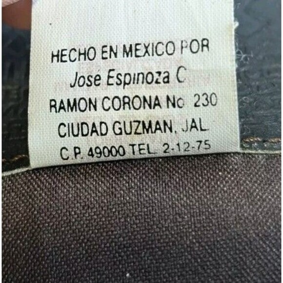 Alex Creaciones Handmade Leather Vest Western Equestrian w/Horses Sz 40 - Picture 5 of 9